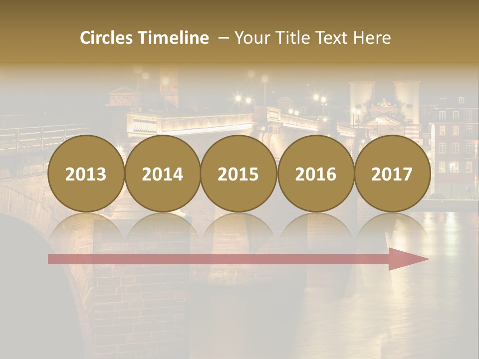 Old Beautiful Reflection PowerPoint Template