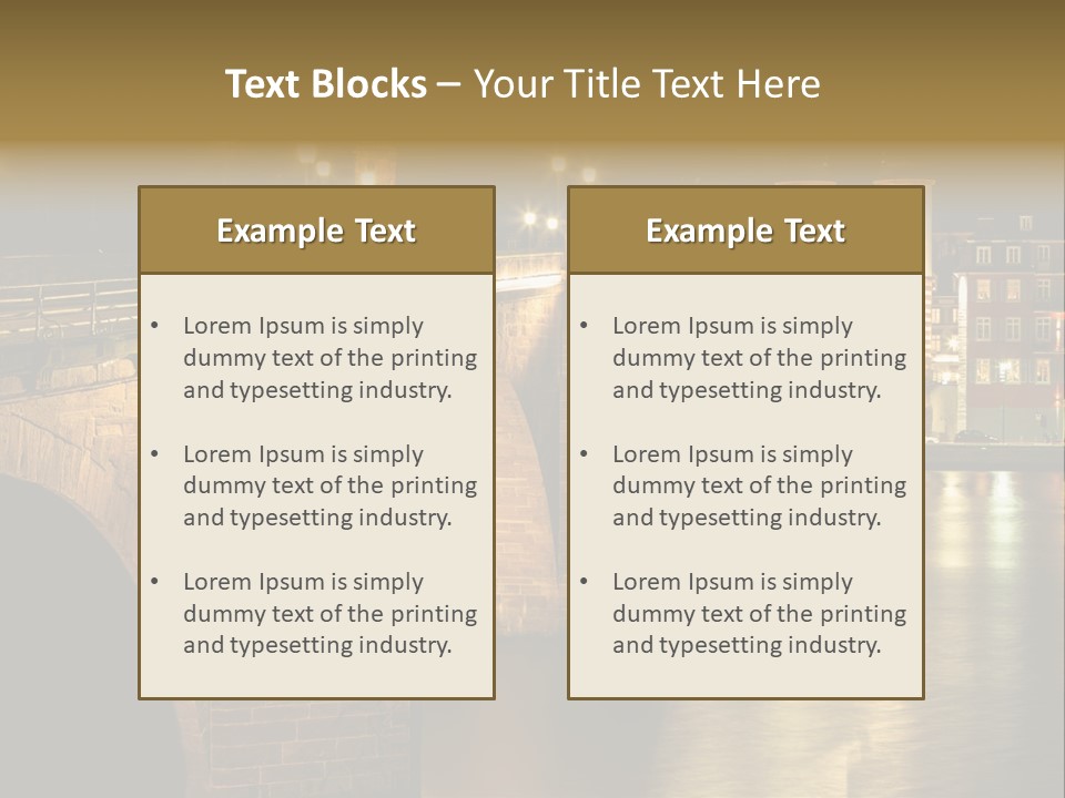 Old Beautiful Reflection PowerPoint Template