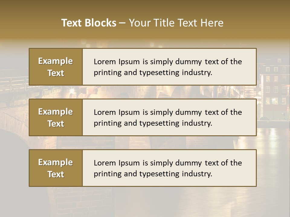 Old Beautiful Reflection PowerPoint Template