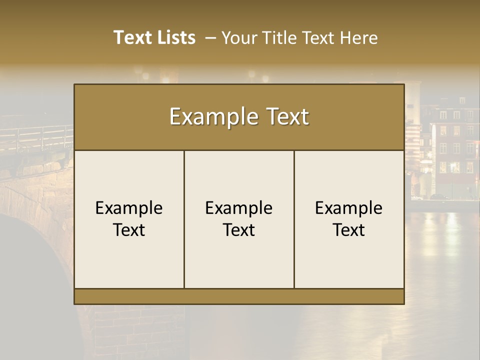 Old Beautiful Reflection PowerPoint Template