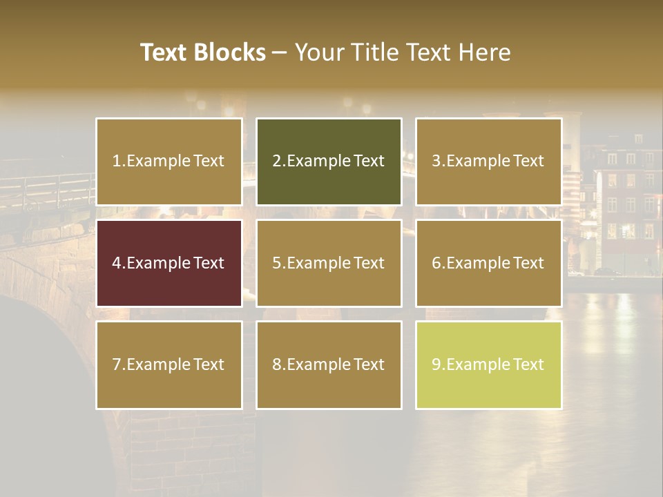 Old Beautiful Reflection PowerPoint Template