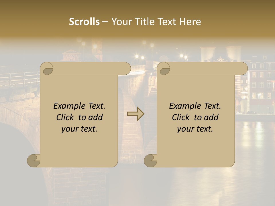 Old Beautiful Reflection PowerPoint Template