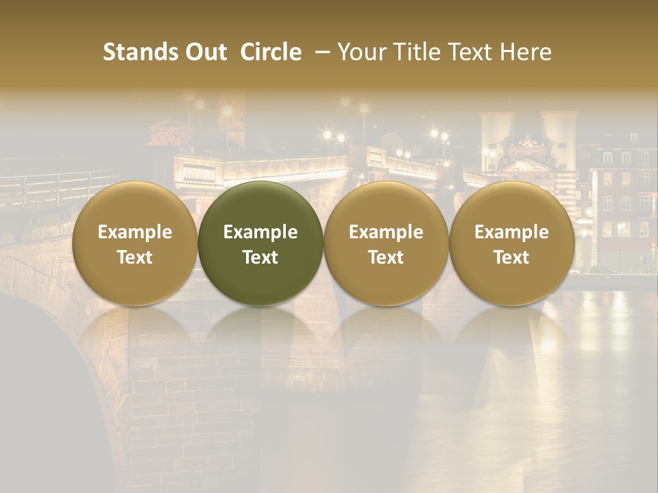 Old Beautiful Reflection PowerPoint Template
