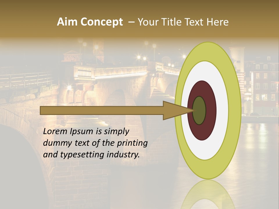 Old Beautiful Reflection PowerPoint Template