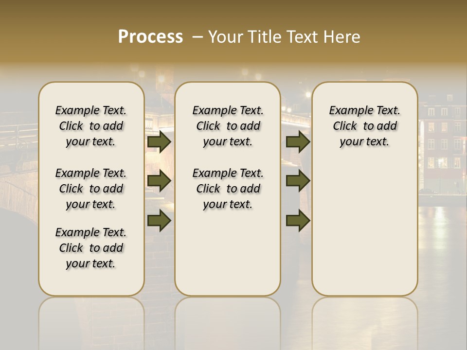 Old Beautiful Reflection PowerPoint Template