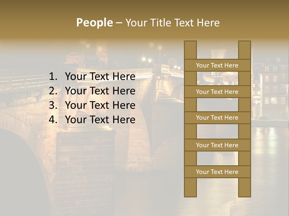 Old Beautiful Reflection PowerPoint Template