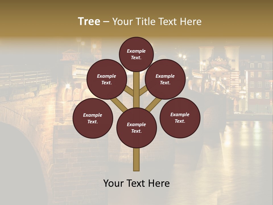 Old Beautiful Reflection PowerPoint Template