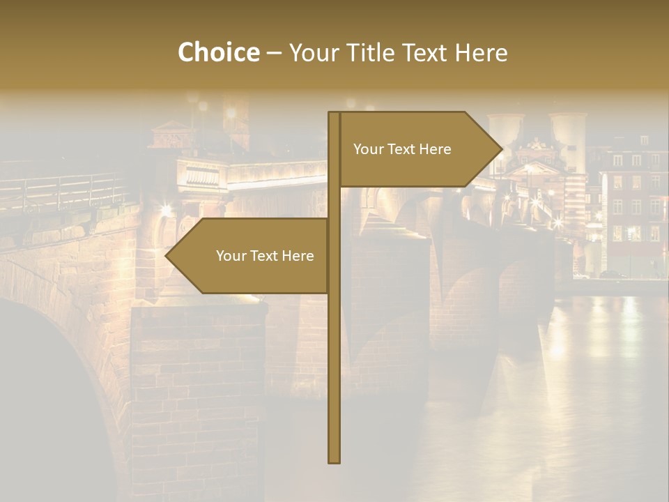 Old Beautiful Reflection PowerPoint Template