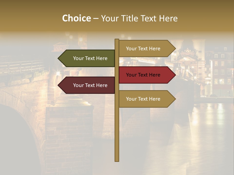 Old Beautiful Reflection PowerPoint Template