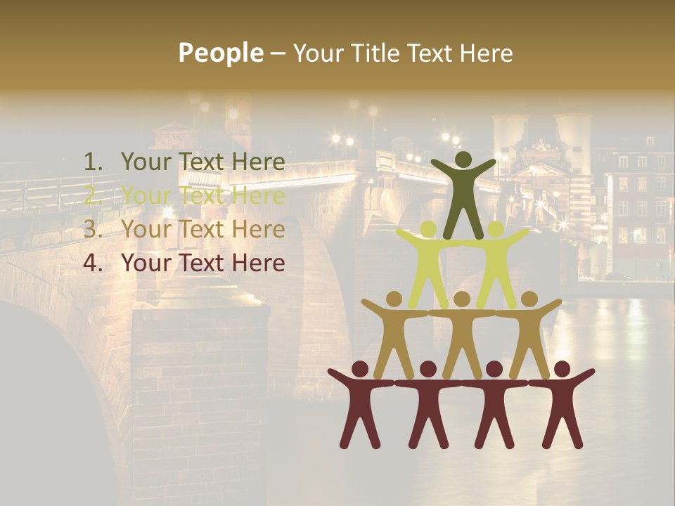 Old Beautiful Reflection PowerPoint Template