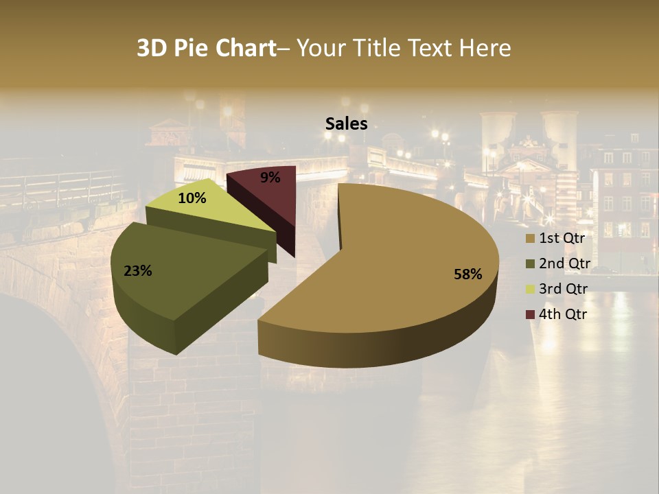 Old Beautiful Reflection PowerPoint Template