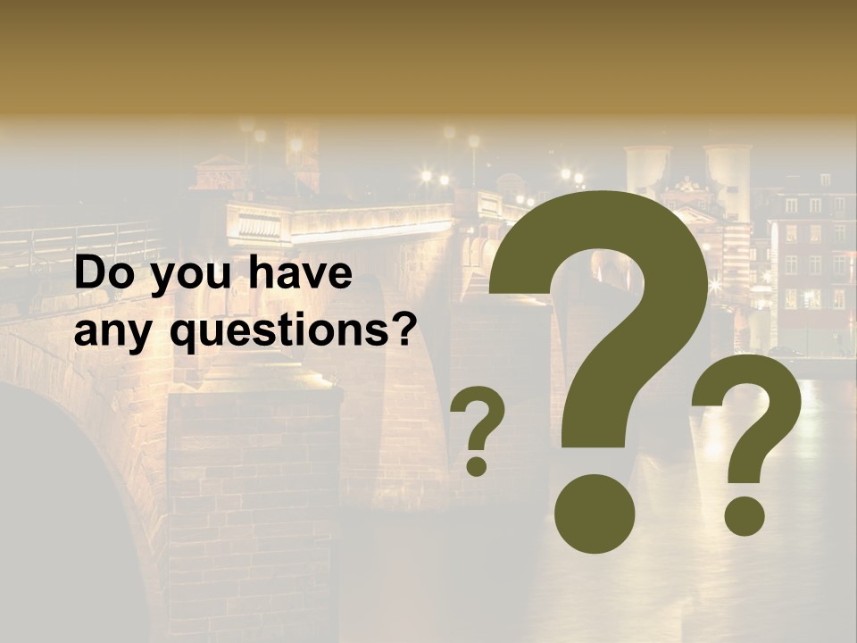 Old Beautiful Reflection PowerPoint Template