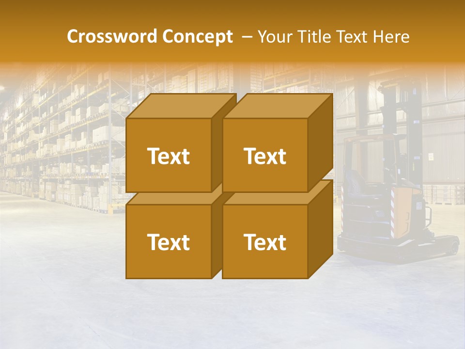 Big Goods Transportation PowerPoint Template