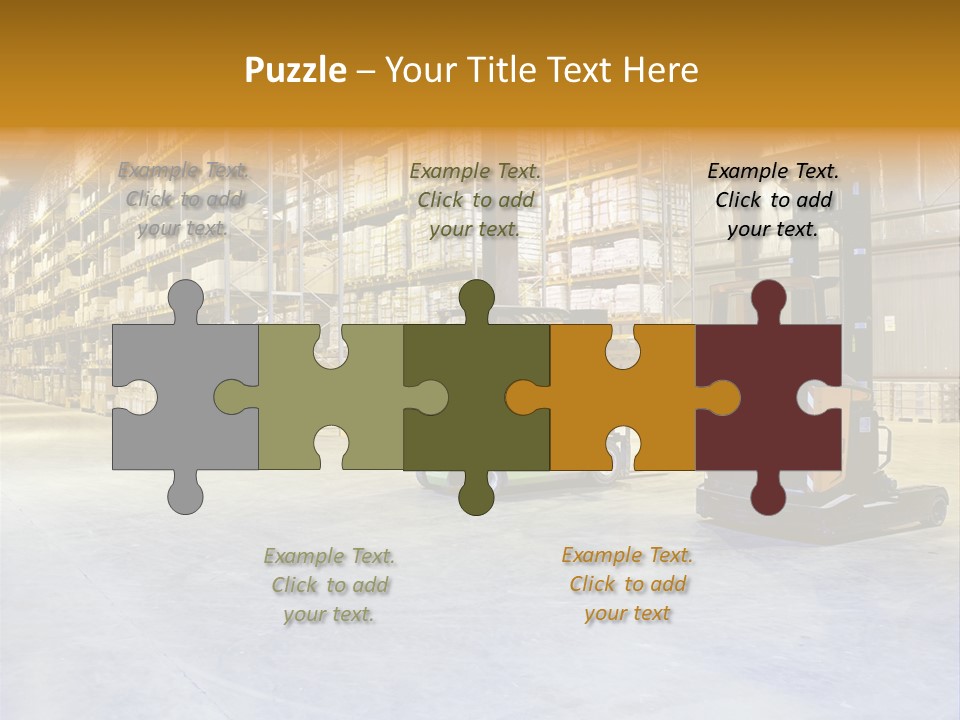 Big Goods Transportation PowerPoint Template