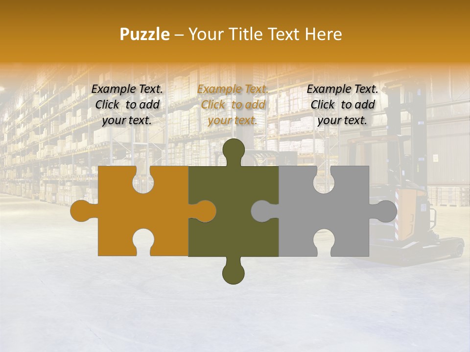 Big Goods Transportation PowerPoint Template