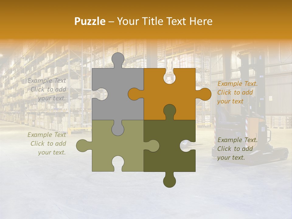 Big Goods Transportation PowerPoint Template