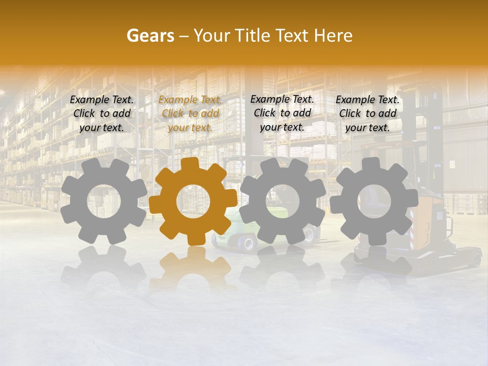 Big Goods Transportation PowerPoint Template