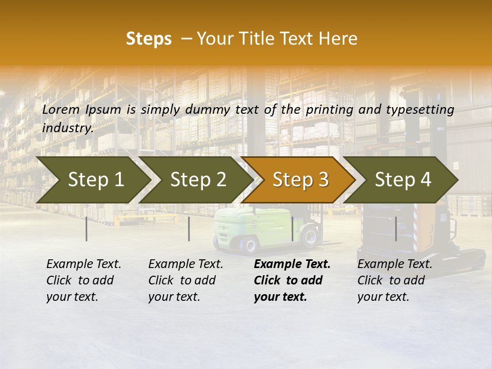 Big Goods Transportation PowerPoint Template