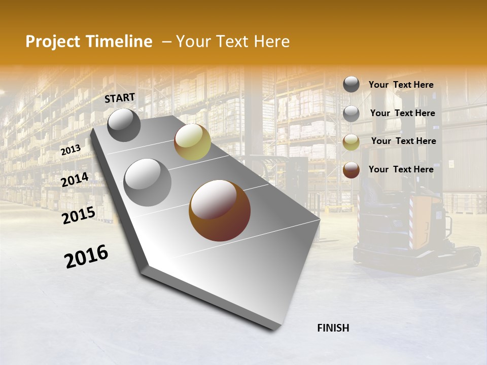 Big Goods Transportation PowerPoint Template