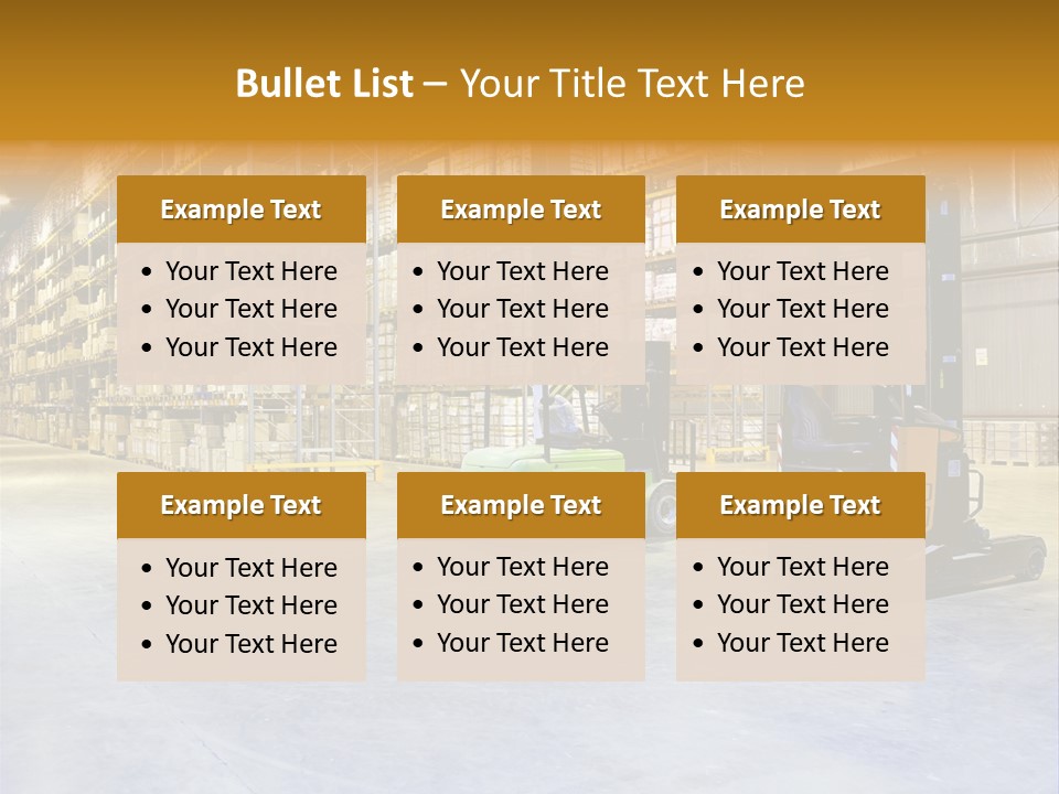 Big Goods Transportation PowerPoint Template