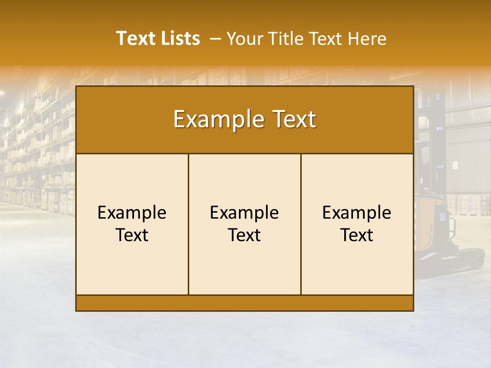 Big Goods Transportation PowerPoint Template