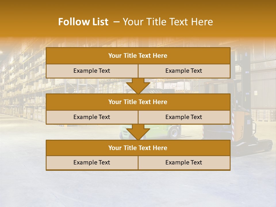 Big Goods Transportation PowerPoint Template
