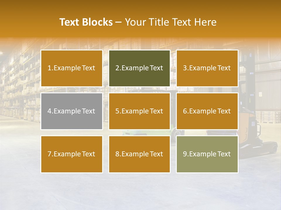 Big Goods Transportation PowerPoint Template