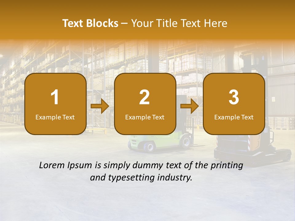 Big Goods Transportation PowerPoint Template