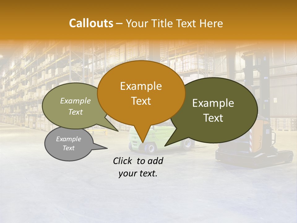 Big Goods Transportation PowerPoint Template