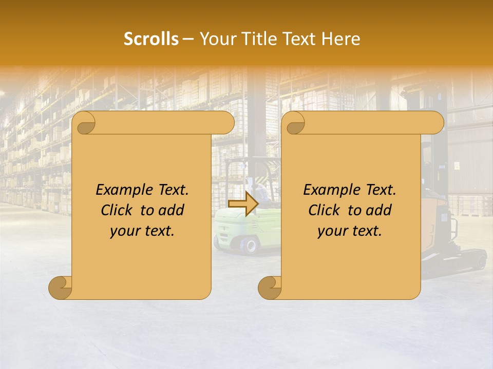 Big Goods Transportation PowerPoint Template