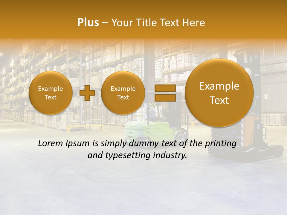 Big Goods Transportation PowerPoint Template