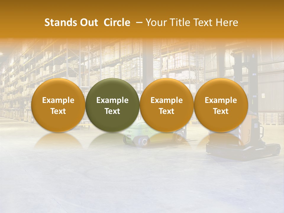 Big Goods Transportation PowerPoint Template