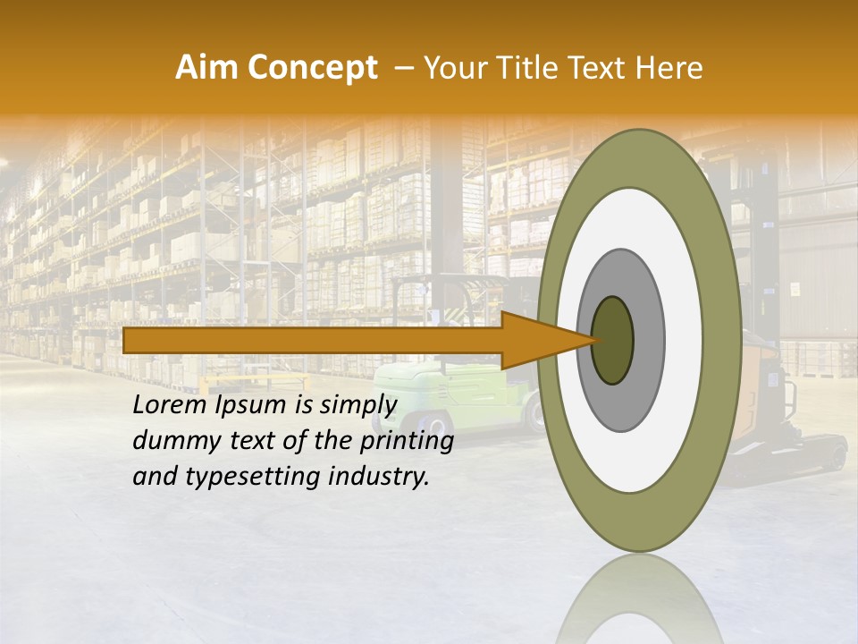 Big Goods Transportation PowerPoint Template