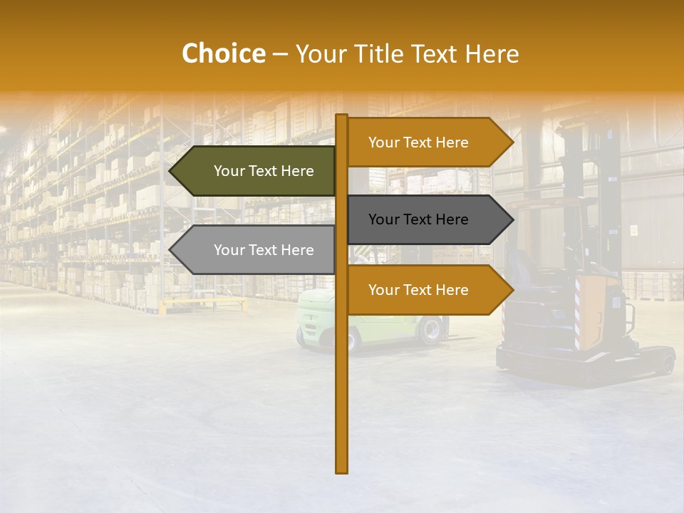 Big Goods Transportation PowerPoint Template