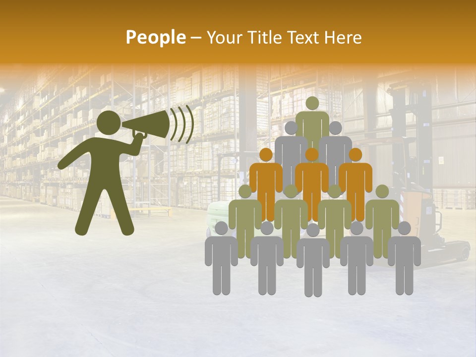 Big Goods Transportation PowerPoint Template