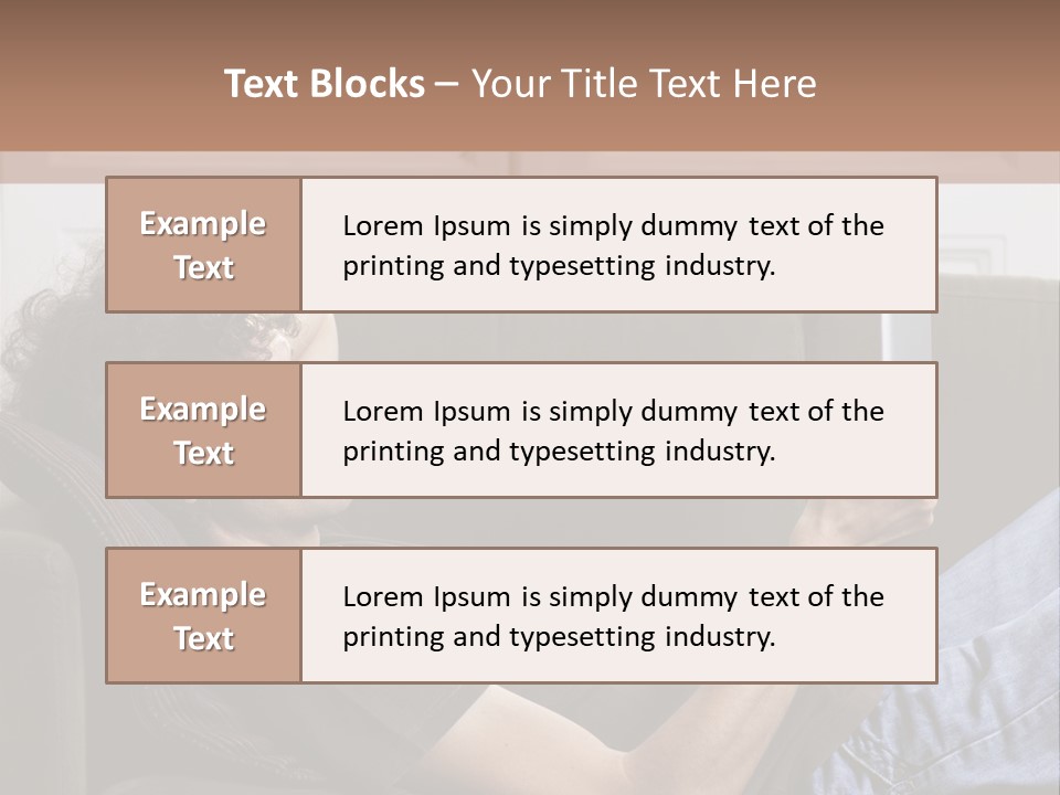 Two Seater Sofa Touchpad Wireless Technology PowerPoint Template