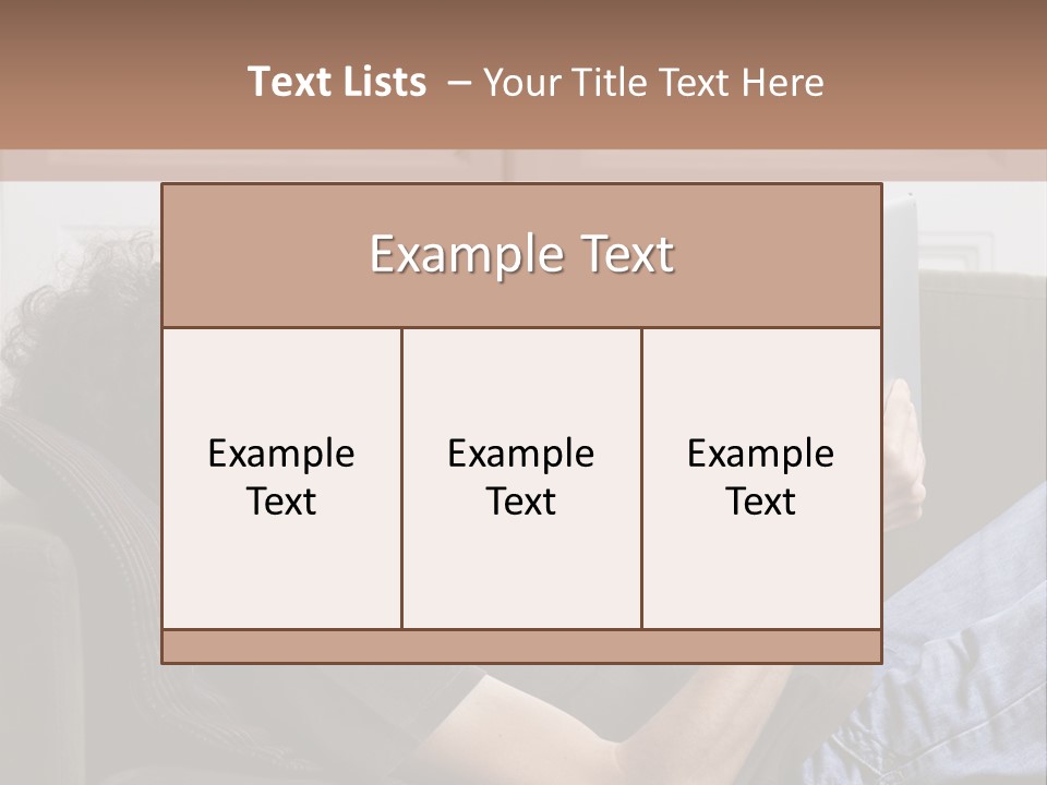Two Seater Sofa Touchpad Wireless Technology PowerPoint Template