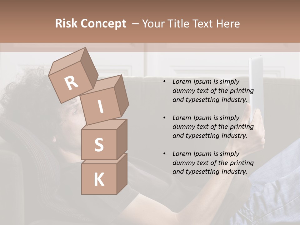 Two Seater Sofa Touchpad Wireless Technology PowerPoint Template