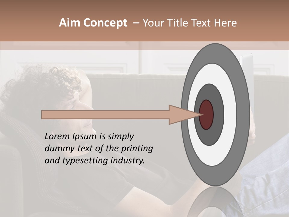 Two Seater Sofa Touchpad Wireless Technology PowerPoint Template
