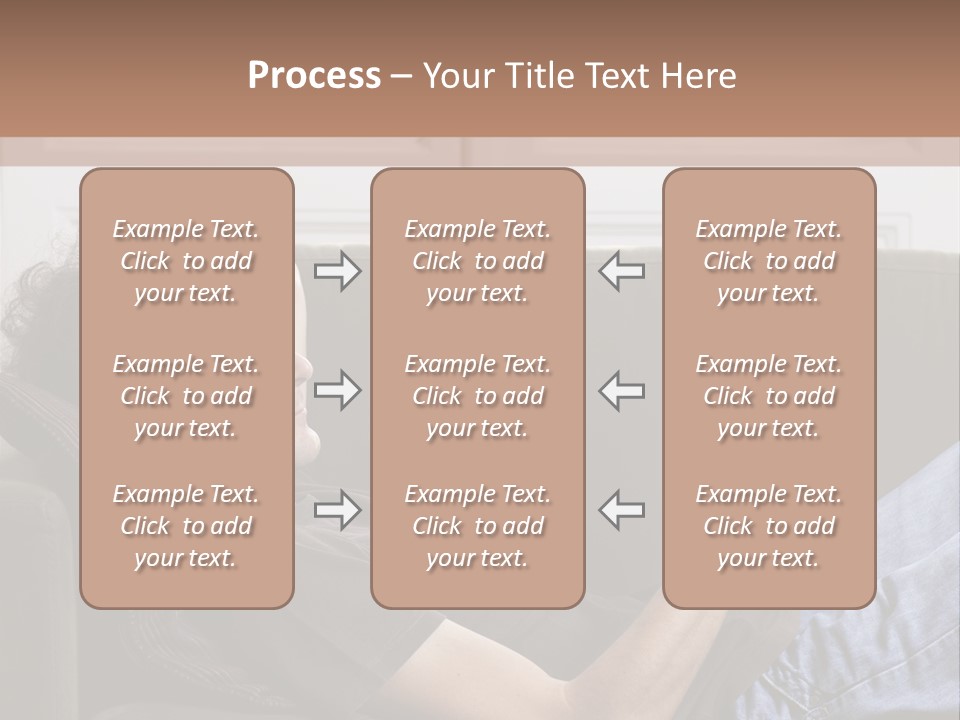 Two Seater Sofa Touchpad Wireless Technology PowerPoint Template