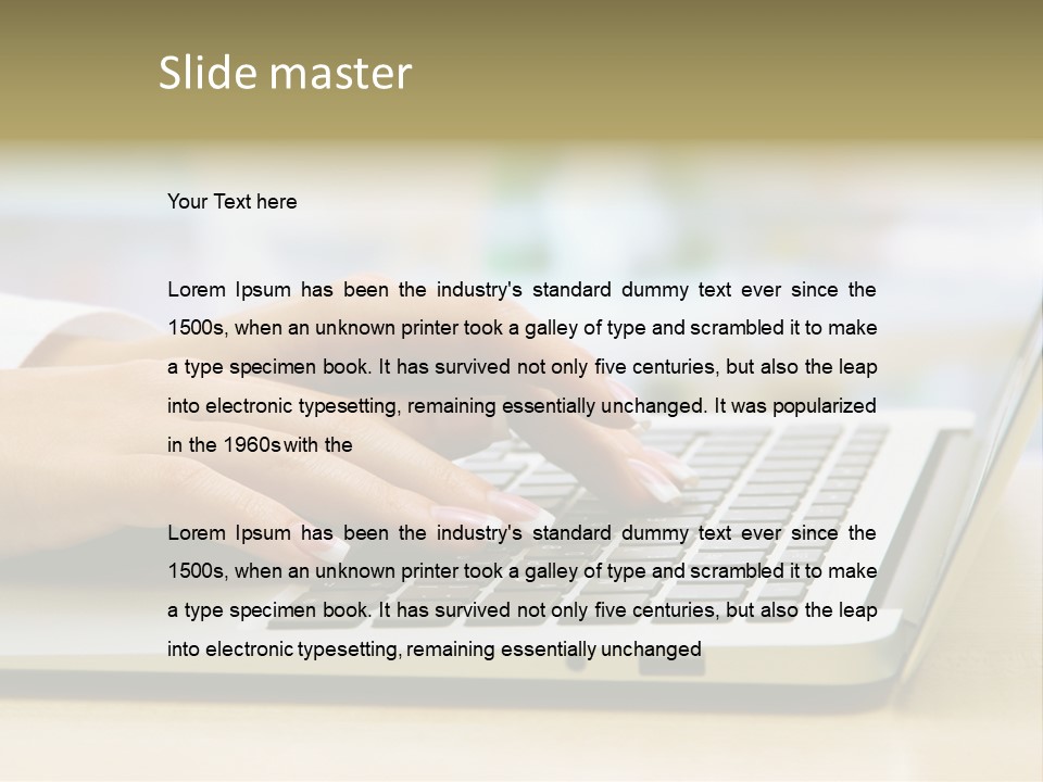 Female Success Banking PowerPoint Template