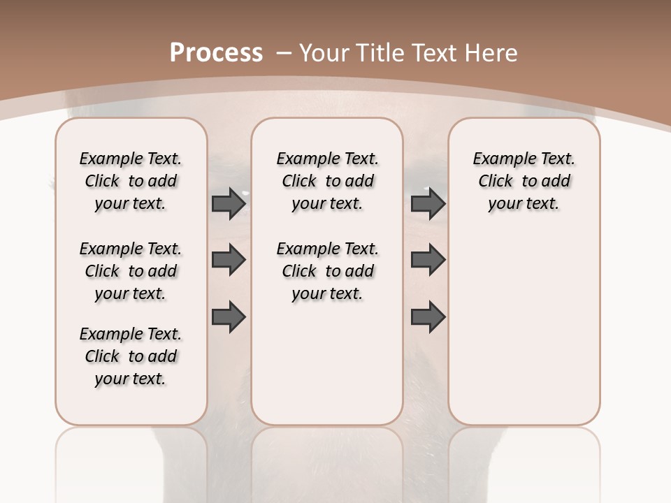 Frown Blue Eyes Nose PowerPoint Template