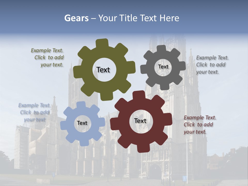 Kent Christian Landmark PowerPoint Template