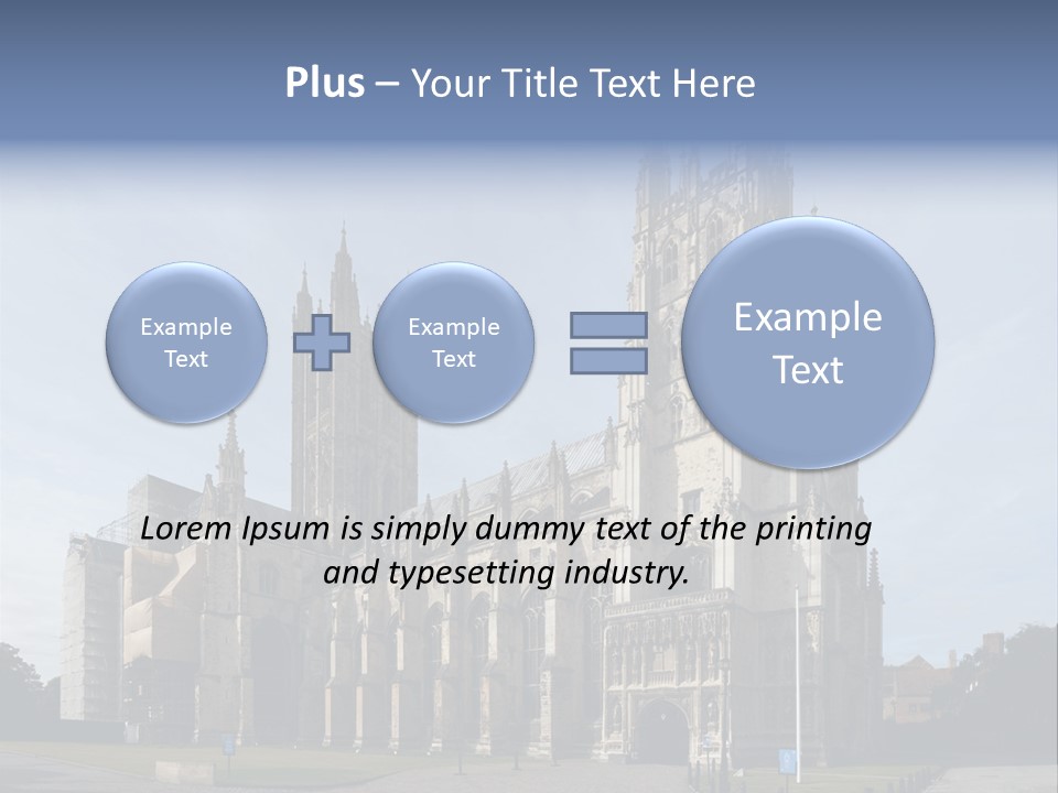 Kent Christian Landmark PowerPoint Template