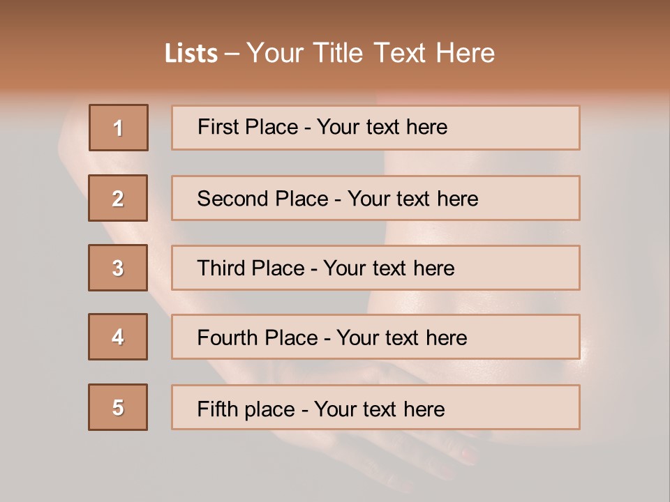 Adult Skin Caucasian PowerPoint Template