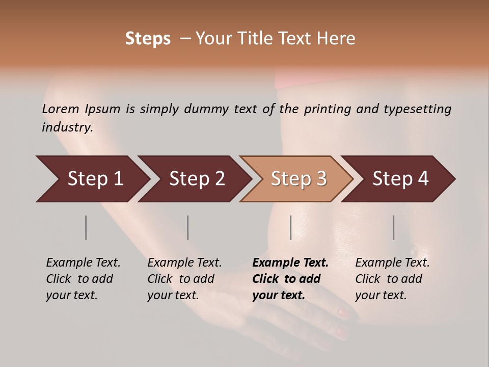 Adult Skin Caucasian PowerPoint Template