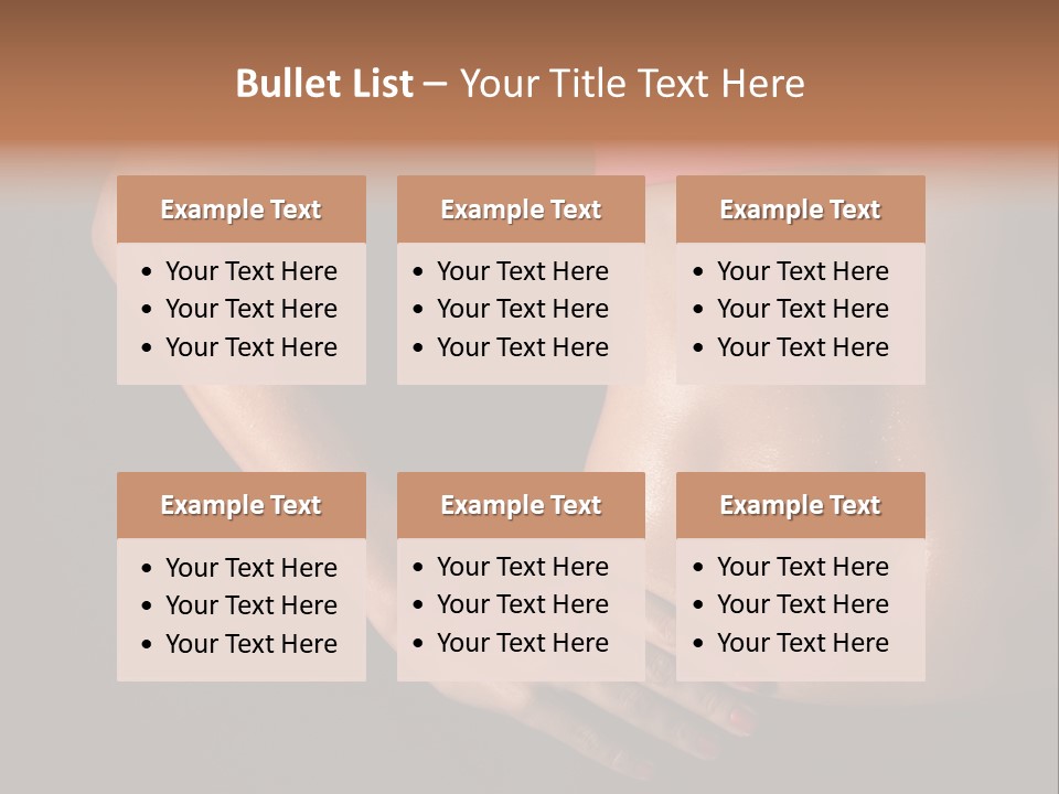 Adult Skin Caucasian PowerPoint Template