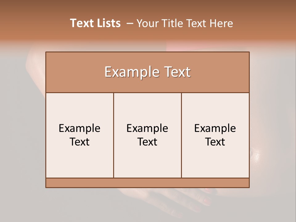 Adult Skin Caucasian PowerPoint Template