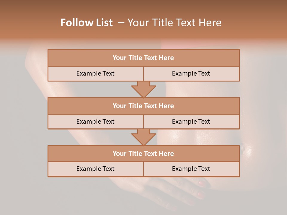 Adult Skin Caucasian PowerPoint Template