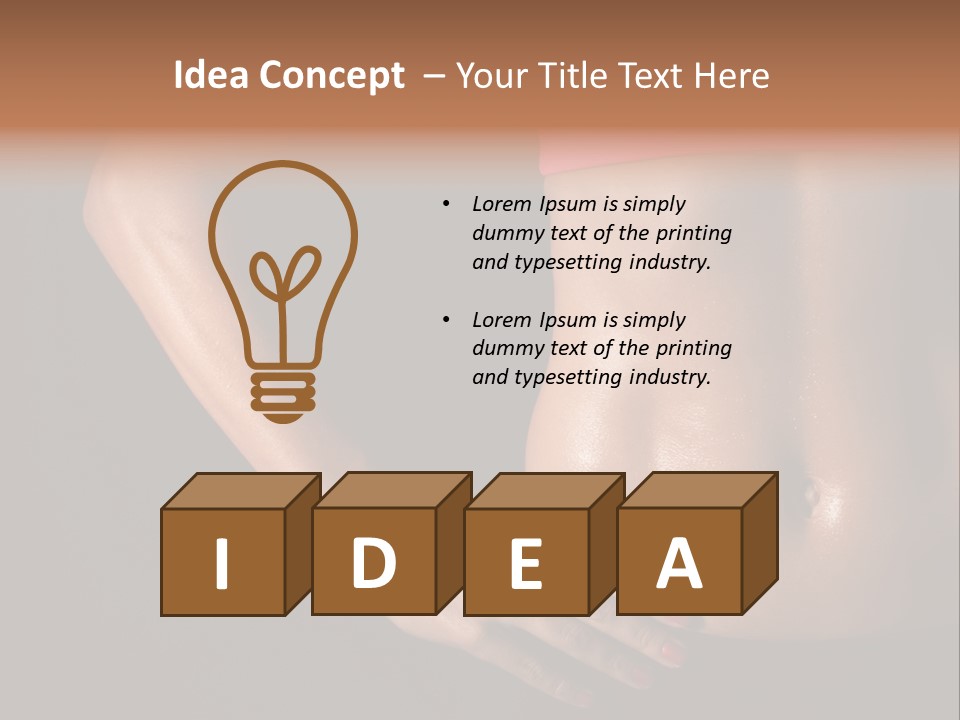 Adult Skin Caucasian PowerPoint Template